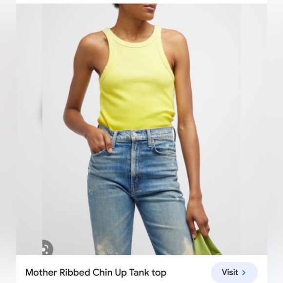 Mother The Chin Ups Ombré Tank top NEW - Picture 4 of 7